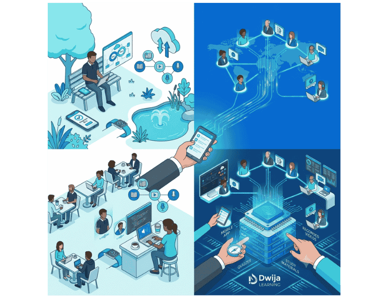 Anytime anywhere learning icon