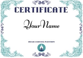 Dwija Learning Platform official certification badge